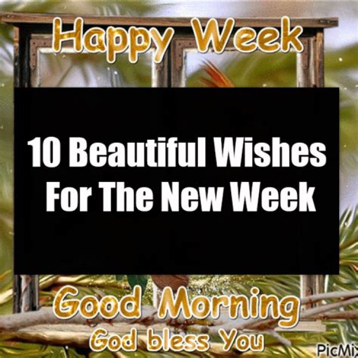 10 Beautiful Wishes For The New Week Good morning friends images