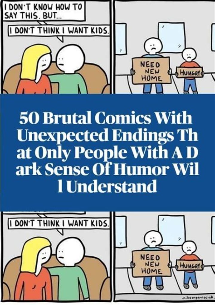 10+ Brutal Comics With Unexpected Endings That Only People With A Dark