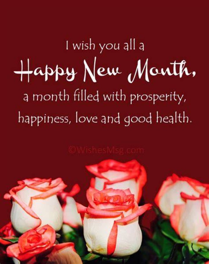 100 Happy New Month Wishes, Messages Images Morning Greetings