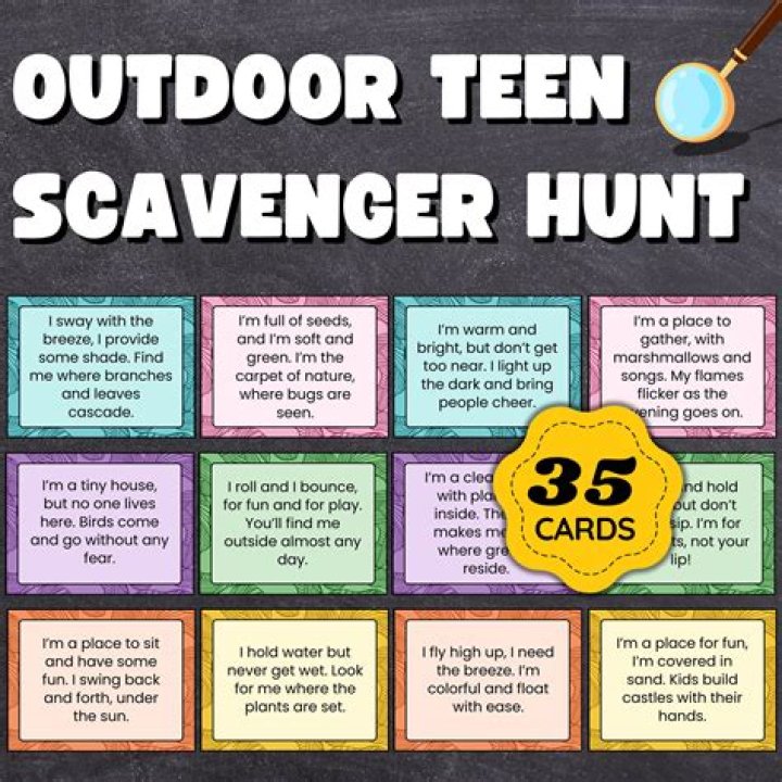14 Best Teenage Scavenger Hunt Ideas Images Scavenger Ideas (2019)