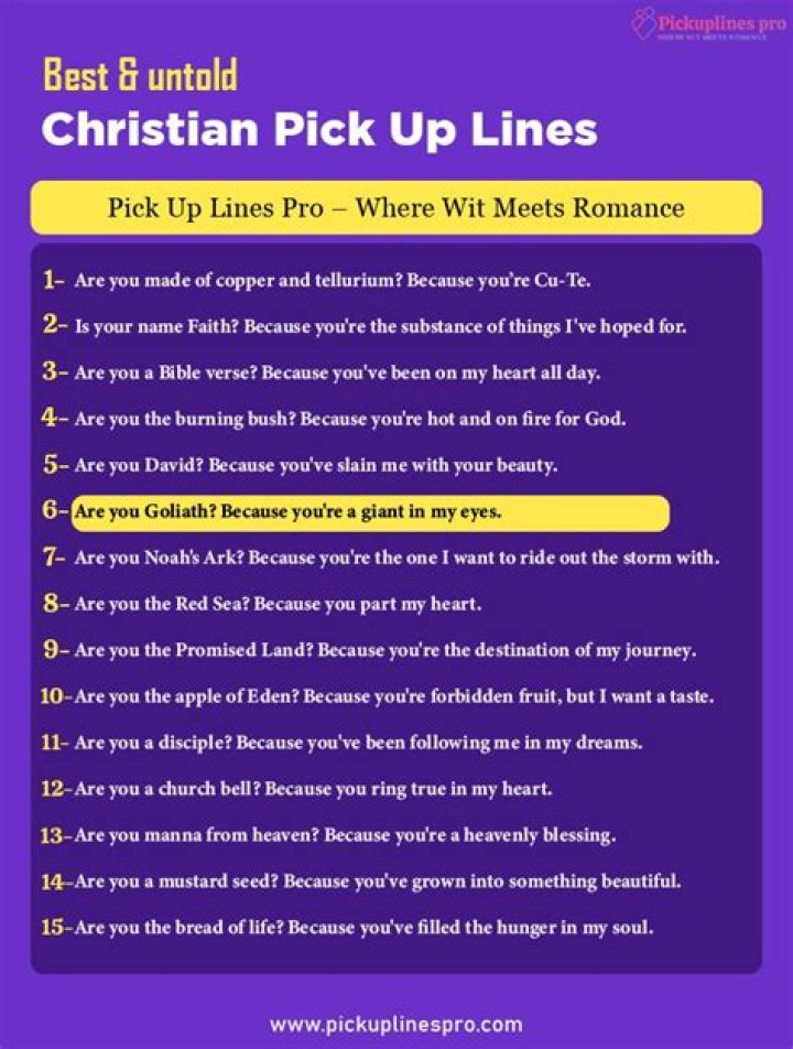 15 Cheesy Christian PickUp Lines Geeks Under Grace