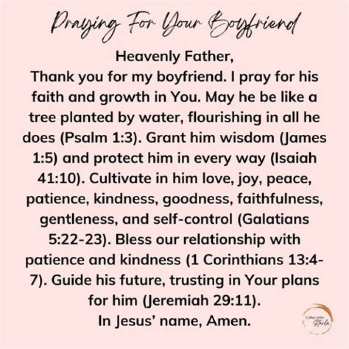 2020 Praying for My Boyfriend Prayer Quotes Motivation and Love