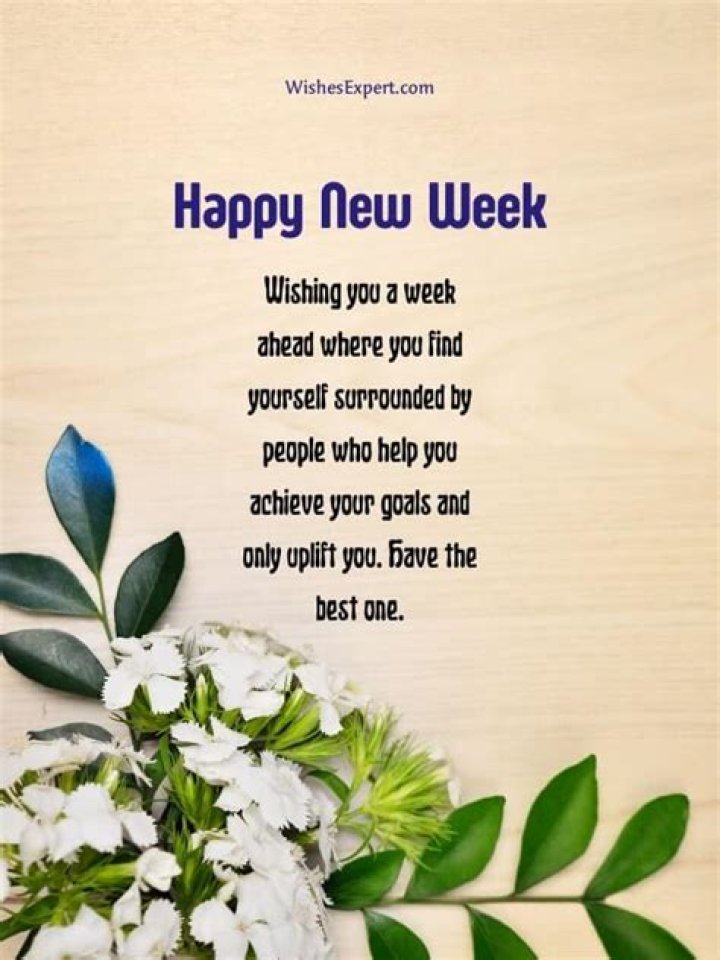 25+ Happy New Week Wishes and Messages Wishes Expert