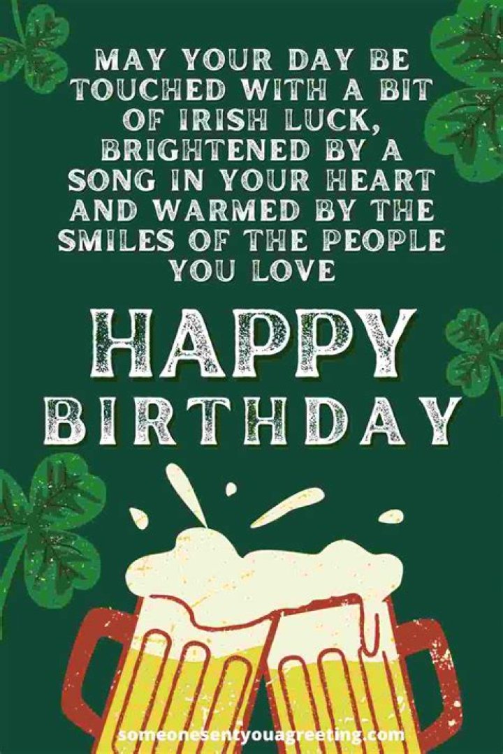 30 Irish Birthday Wishes and Blessings That are Eloquently Witty