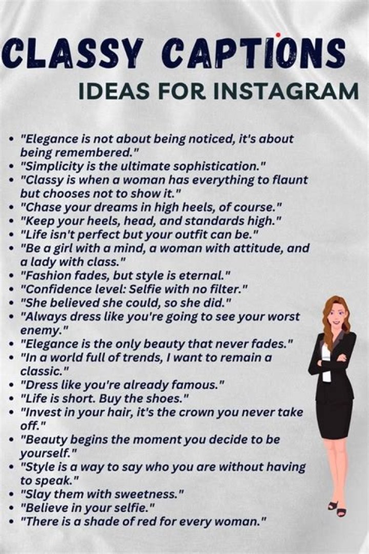 36 Best Classy caption for black dress for Instagram 808