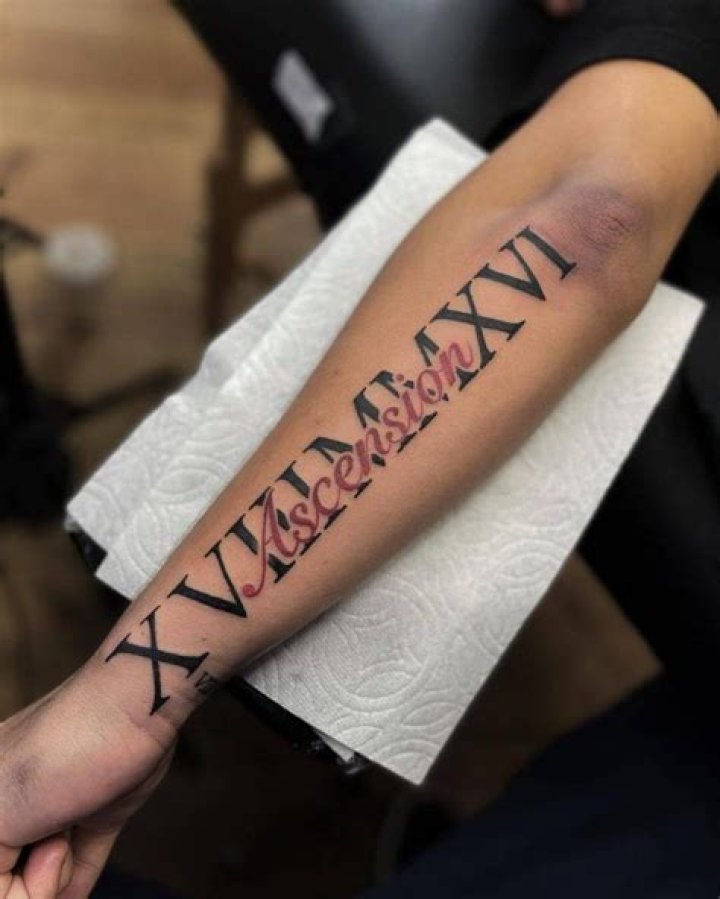 43 Roman Numeral Tattoo Ideas That Are Simple Yet Cool StayGlam
