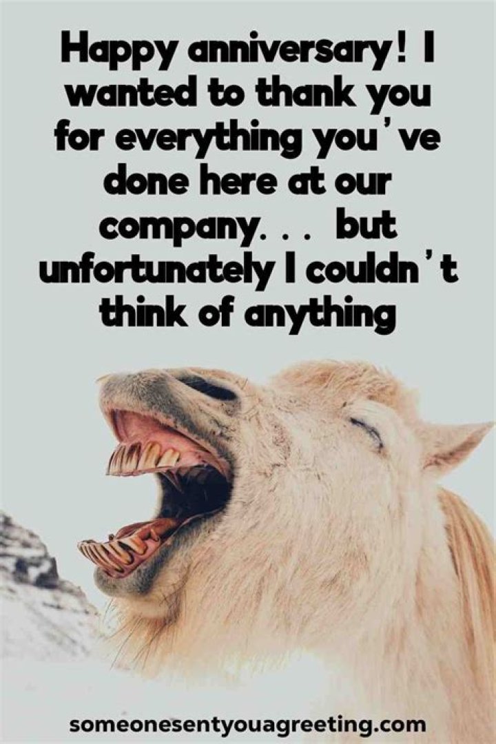 48 Funny Work Anniversary Quotes and Messages Someone Sent You A Greeting