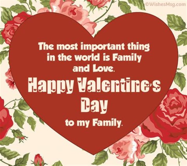 50+ Valentine Day Wishes for Family (2020) WishesMsg Valentines day
