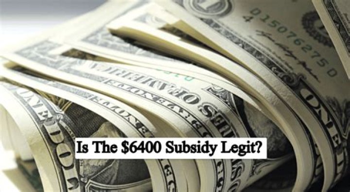 6400 Subsidy Is it a SCAM? Read Before You Apply
