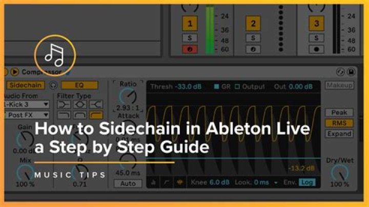 Ableton Live Sidechain setup Step 1