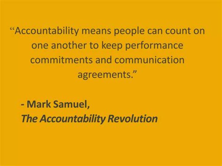 Accountability, Gscsix