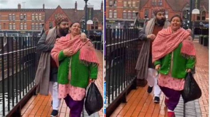 Actress Anita Devgan seen having fun with her husband Hardip Gill on