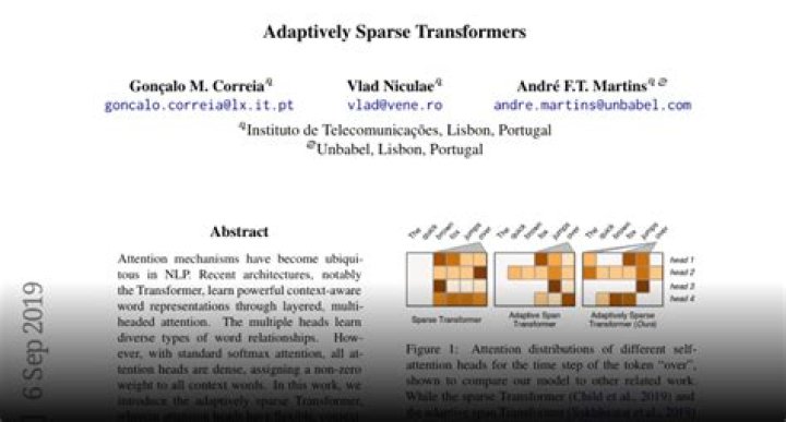 Adaptively sparse