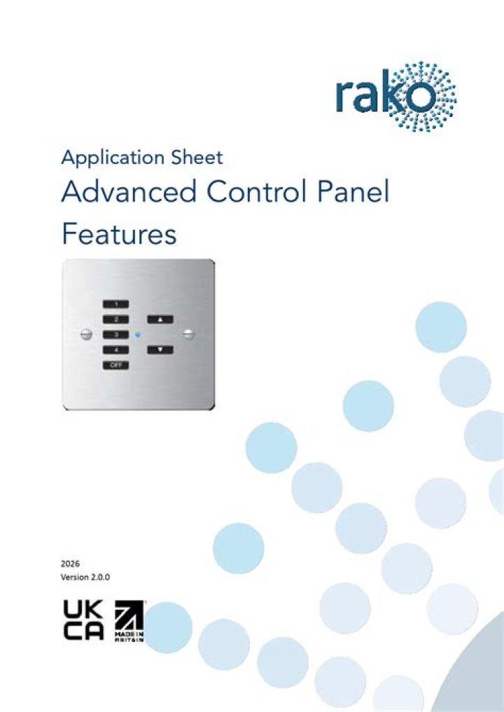 Advanced Controls Panel