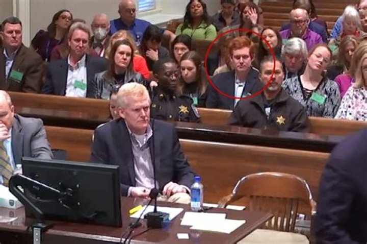 Alex Murdaugh sobs in front of surviving son who is on the witness list to testify against him