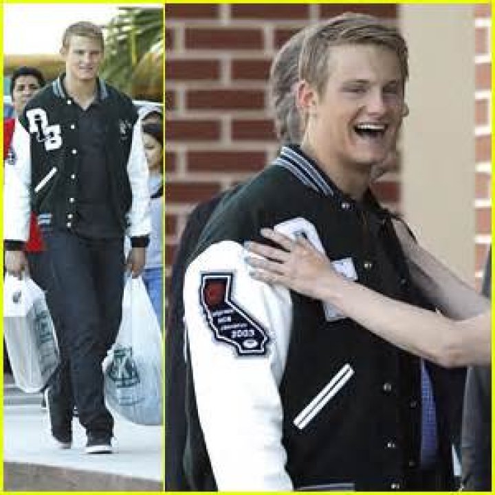 Alexander Ludwig Varsity Jacket on 'When The Game Stands Tall' Set