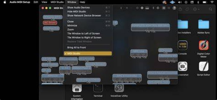 An example MIDI setup An example MIDI setup
