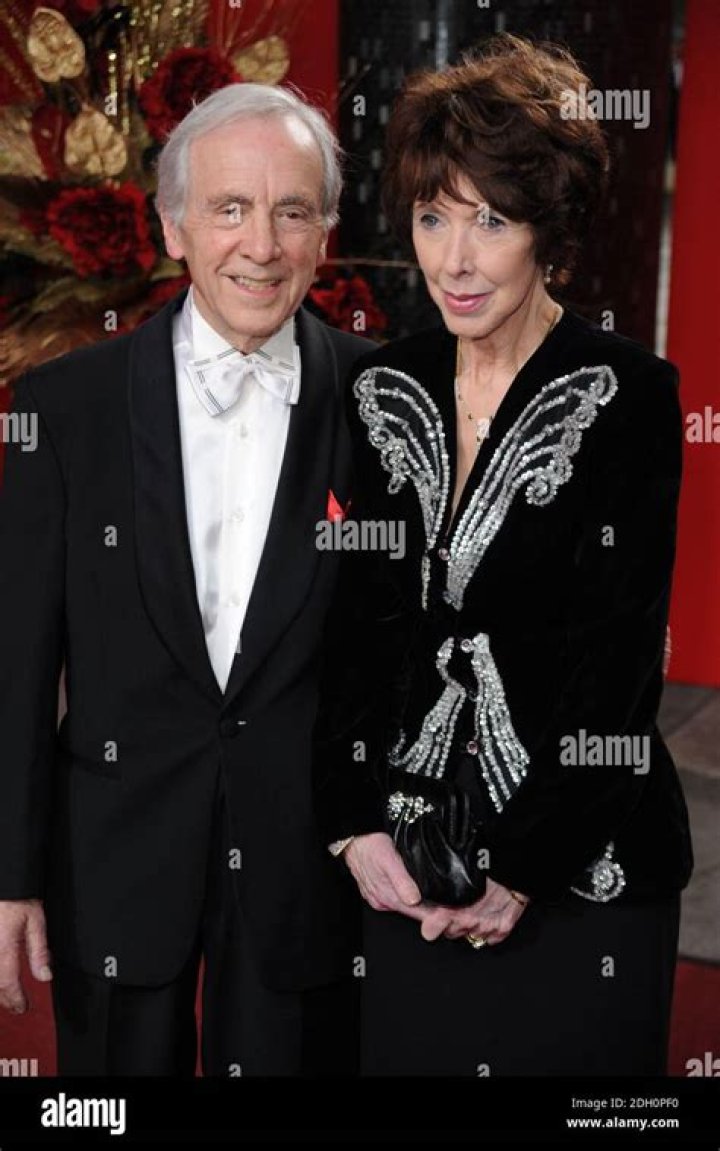 Andrew Sachs and wife Melody Lang arriving for the 2009 British Soap