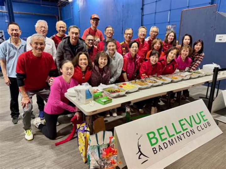 Angela Tian Training Bellevue Badminton Club