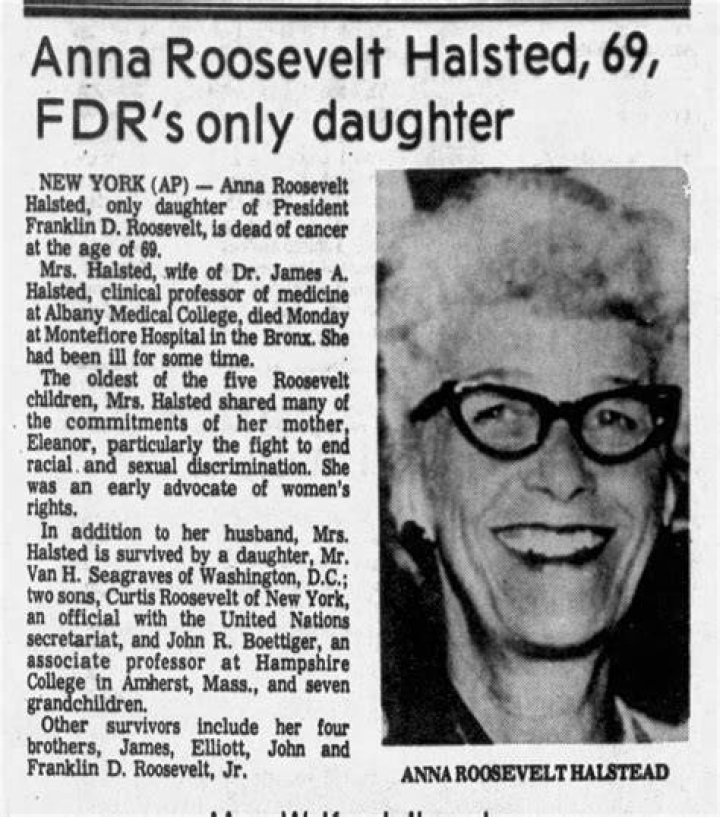 Anna Roosevelt Halsted Biography IMDb
