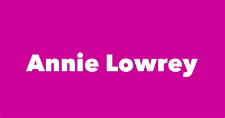 Annie Lowrey Wikipedia