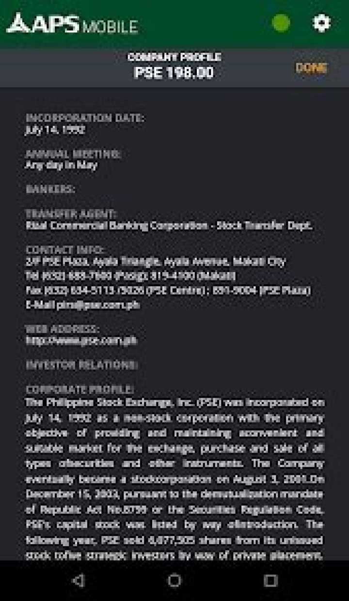APS Mobile App 