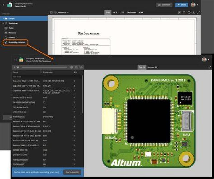 Assistant view labeled