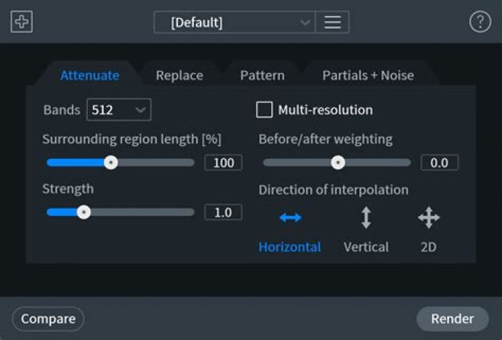 Attenuate Tab