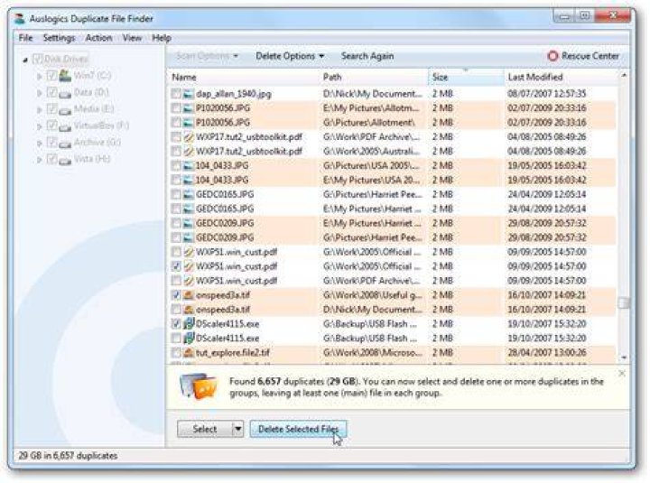 Auslogics Duplicate File Finder