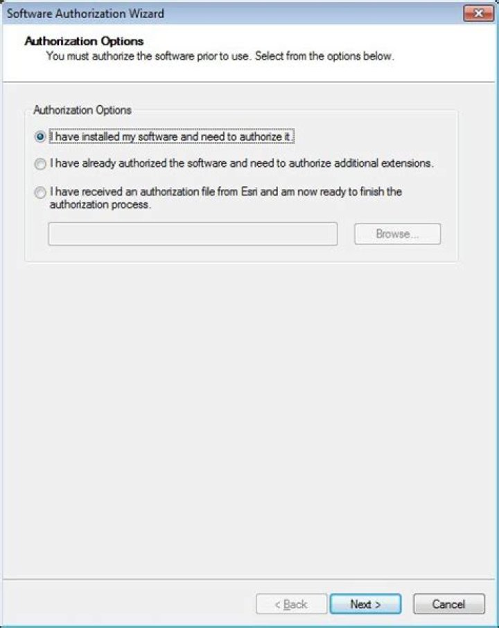 Authorization Wizard