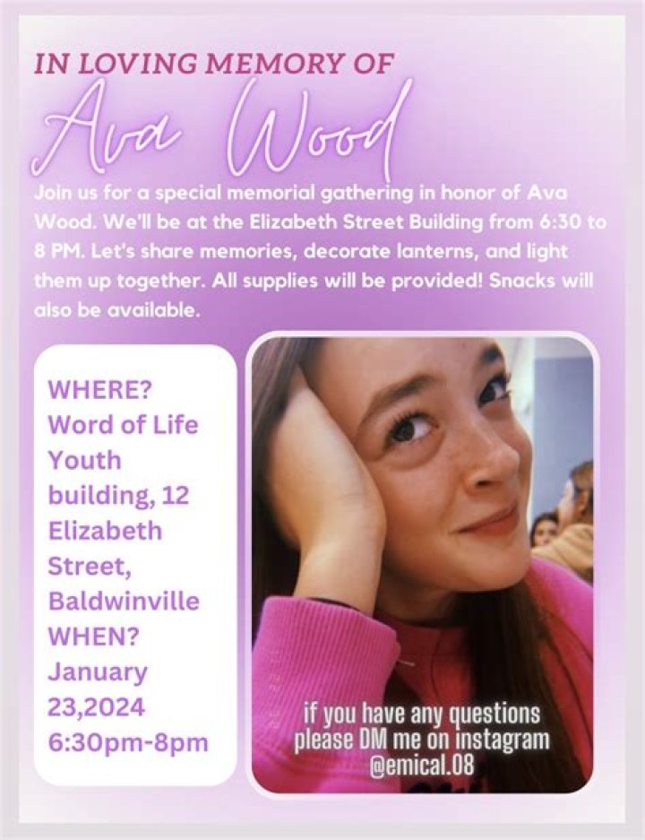Ava Wood is being remembered as a stellar student, dependable teammate