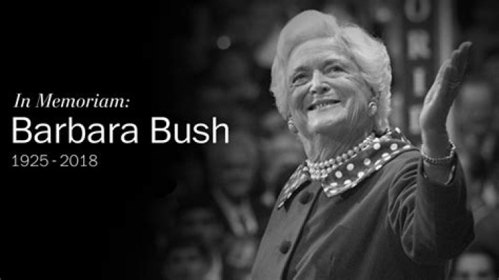 Barbara Bush dies at 92 Former first lady ended treatment for illness