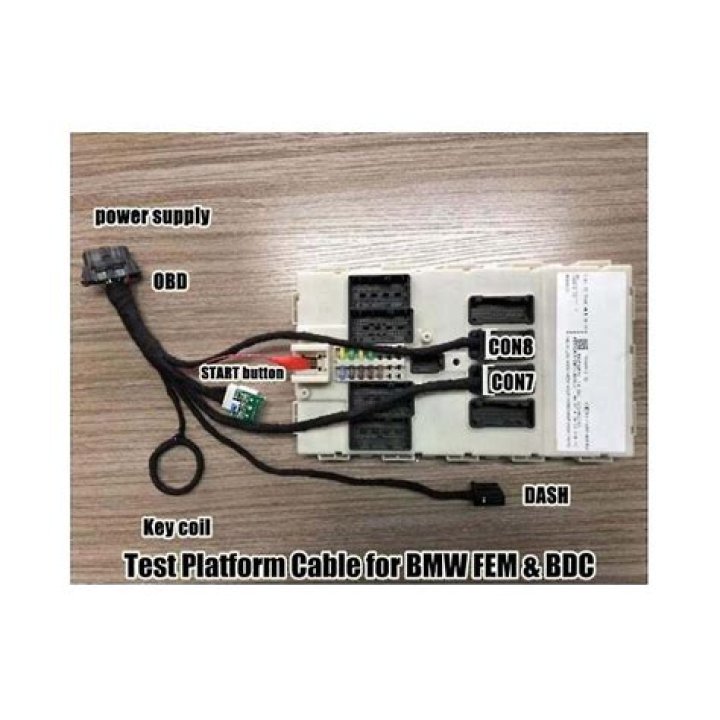 Bench test wiring diagram.