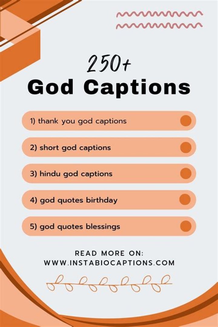 Best 50 God Captions For Instagram Post WishesHippo