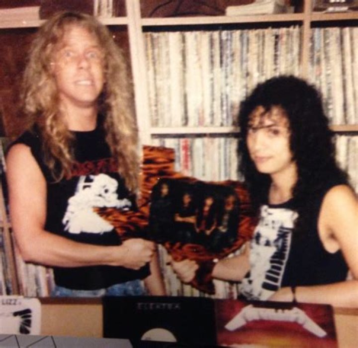 best of kirk hammett on Twitter "kirk and jason with cliff burton's mom"
