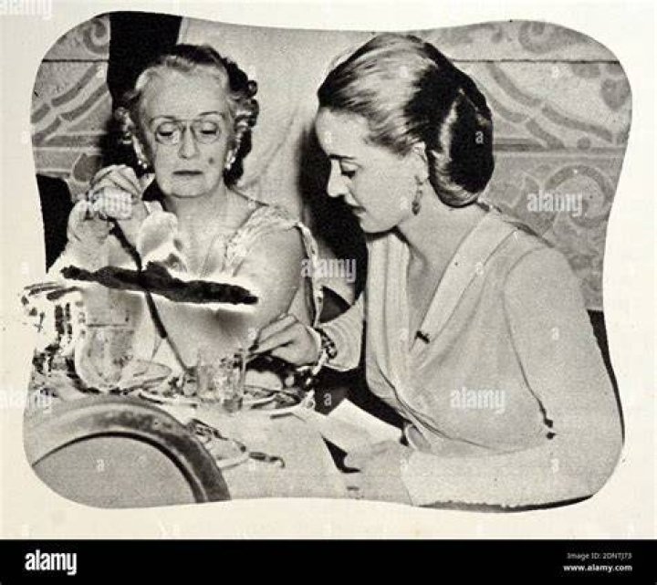 Bette Davis (1908 1989) with daughter, BD Hyman (b.1947