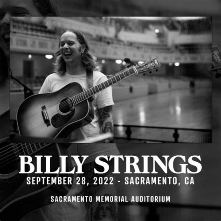 Billy Strings Sacramento Memorial Auditorium 9/28/22 Grateful Web