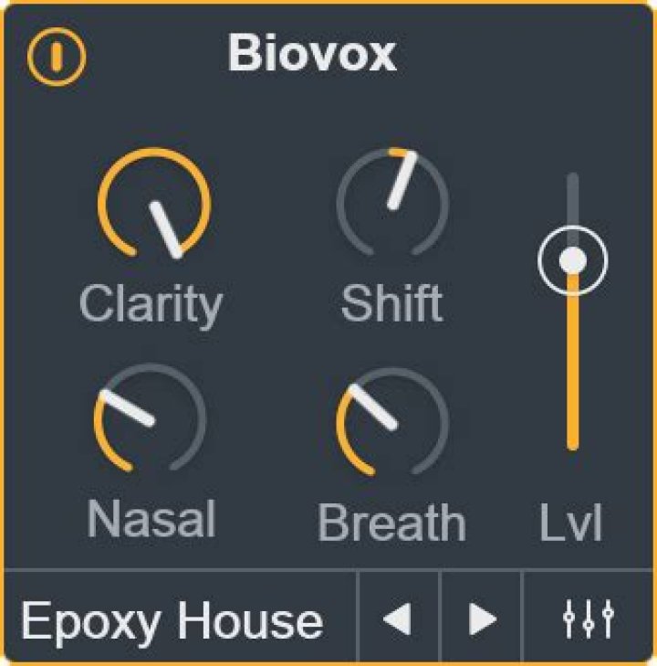 Biovox module main view