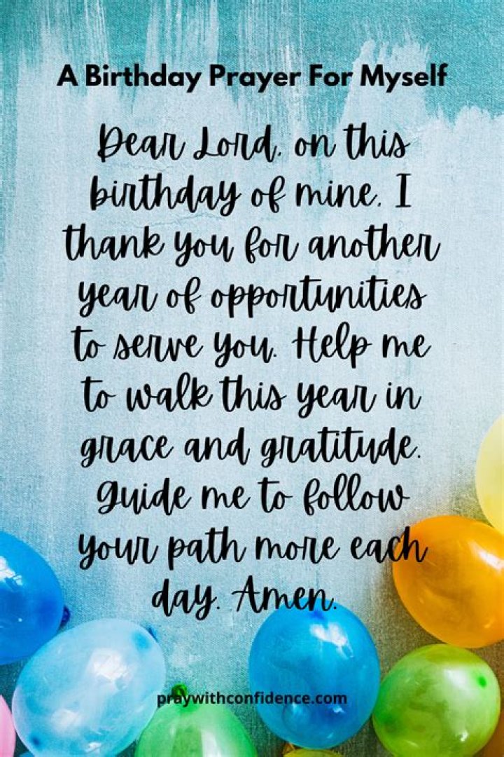 Birthday Prayer For Me 50 Beautiful Personal Birthday Blessings Pray