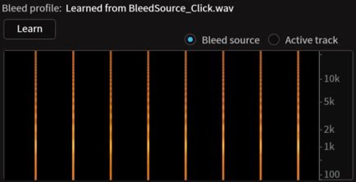 Bleed Source display