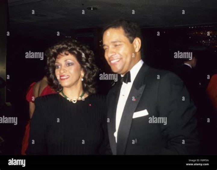 BRYANT GUMBEL with wife June Carlyn Baranco at Cartier Gala, MET 1992