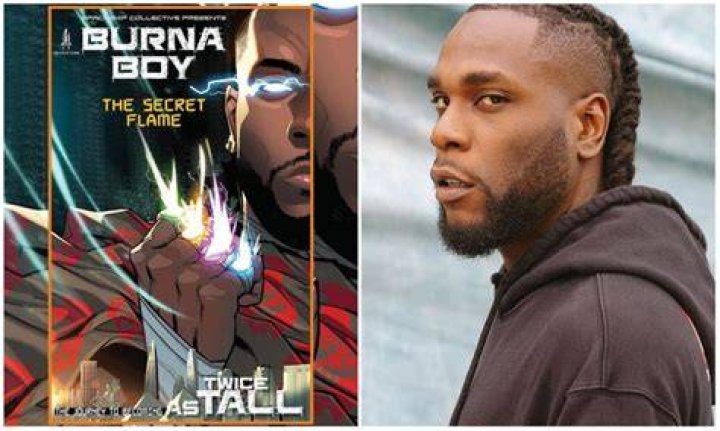 Burna Boy To Release Comic Book "The Secret Flame" Alongsde "Twice As