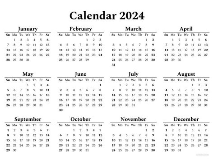 Calendar 2024 Printable
