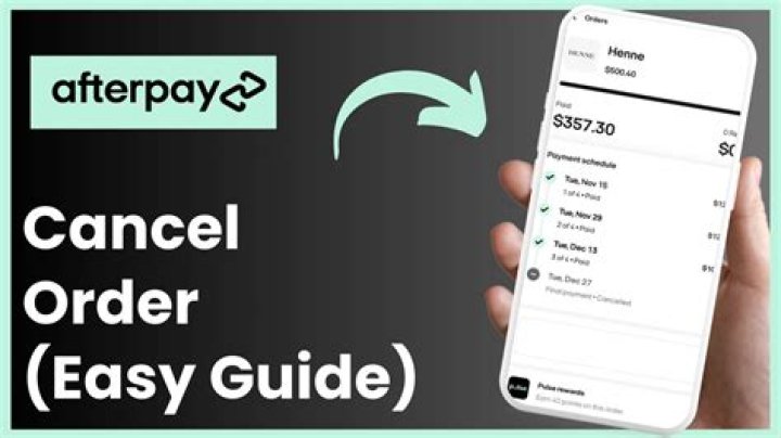 Cancel Afterpay Order Seamlessly Tips and Insights