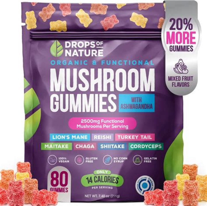 Caps Psychedelic Amanita Gummies 2500mg 5 Counts Per Pack