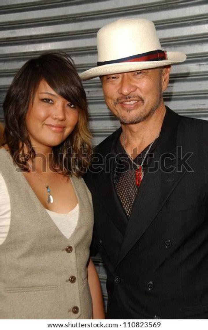 Cary Hiroyuki Tagawa Daughter Brynne Editorial Stock Photo Stock
