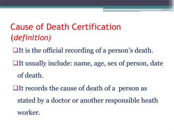 Cause Of Death, Gscone