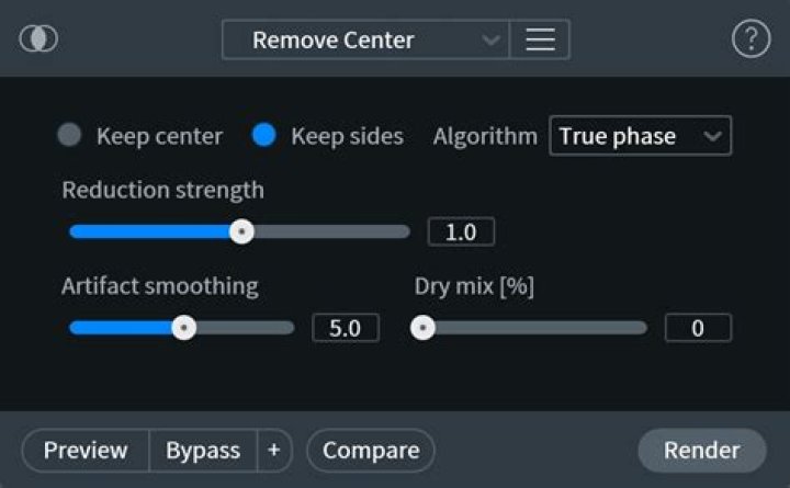 Center Extract interface