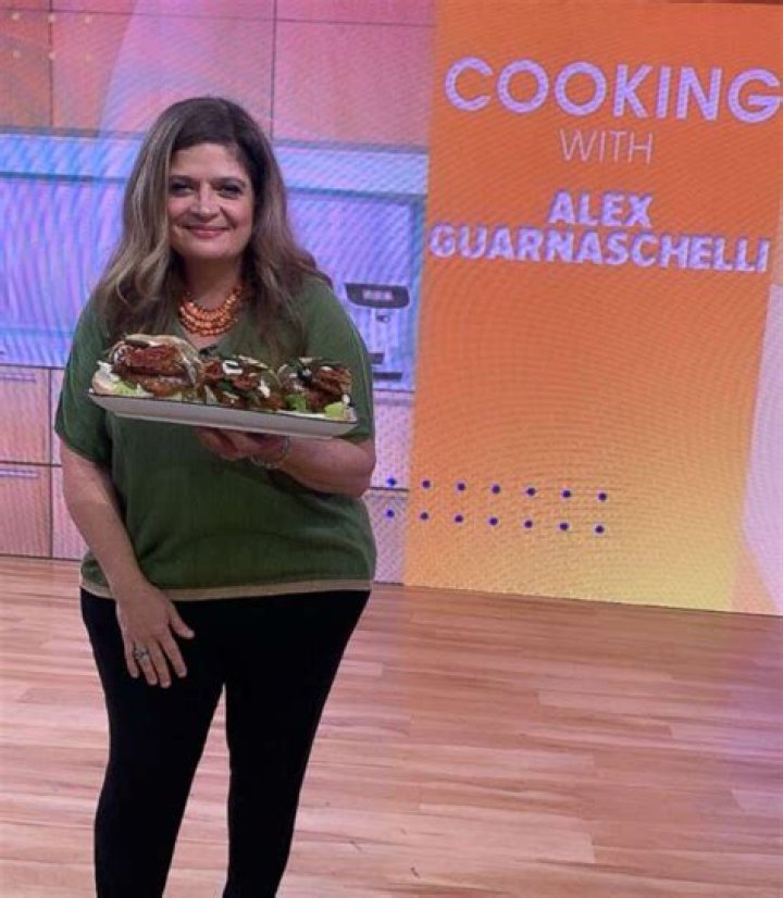 Chef Alex Guarnaschelli's chicken cutlet sandwich and macaroni salad