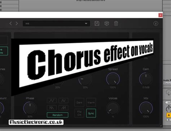 Chorus effect panel